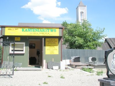 Zakład kamieniarski "GRANBET" w Kryłowie - Biuro handlowe w Hrubieszowie