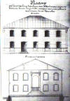 Żydowski dom modlitwy - drewniany, proj. inż. Kricki (APL RGL Wydz. Adm. IV, 59/1893)